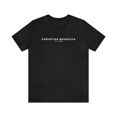 Christian Boudicca Black Unisex Short Sleeve Tee