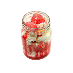 Strawberry Shortcake Crumble Candle | Strawberry Dessert Scented Candle 20 oz