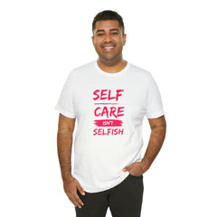 Unisex Self-Care Inspirational Jersey Short Sleeve Tee