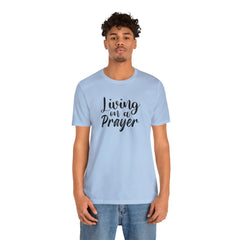 Living on a Prayer Unisex Jersey Short Sleeve Tee