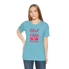 Unisex Self-Care Inspirational Jersey Short Sleeve Tee