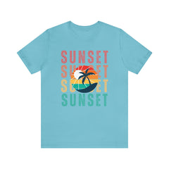 Springtime Vintage Sunset Unisex T Shirts