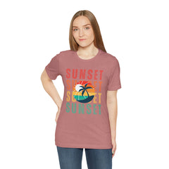 Springtime Vintage Sunset Unisex T Shirts