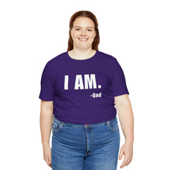 I am Unisex Jersey Short Sleeve Tee