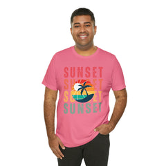 Springtime Vintage Sunset Unisex T Shirts