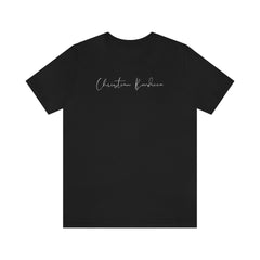 Christian Boudicca Signature Short Sleeve Black Tee