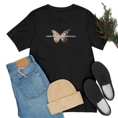 Christian Boudicca Butterfly Cotton-Jersey Personality T-Shirt