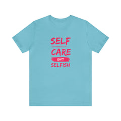 Unisex Self-Care Inspirational Jersey Short Sleeve Tee