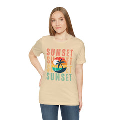 Springtime Vintage Sunset Unisex T Shirts