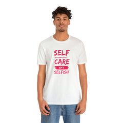 Unisex Self-Care Inspirational Jersey Short Sleeve Tee