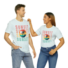 Springtime Vintage Sunset Unisex T Shirts