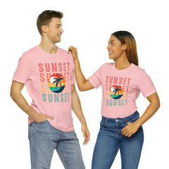 Springtime Vintage Sunset Unisex T Shirts