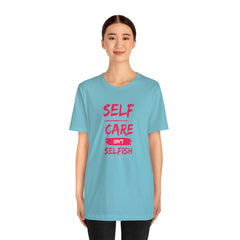 Unisex Self-Care Inspirational Jersey Short Sleeve Tee