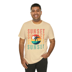 Springtime Vintage Sunset Unisex T Shirts