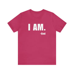 I am Unisex Jersey Short Sleeve Tee