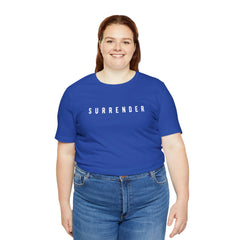 Surrender Faith Unisex Jersey Short Sleeve Tee