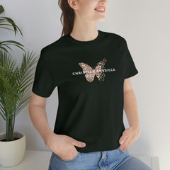 Christian Boudicca Butterfly Cotton-Jersey Personality T-Shirt