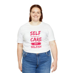 Unisex Self-Care Inspirational Jersey Short Sleeve Tee