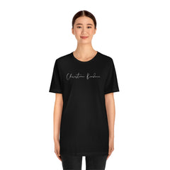 Christian Boudicca Signature Short Sleeve Black Tee