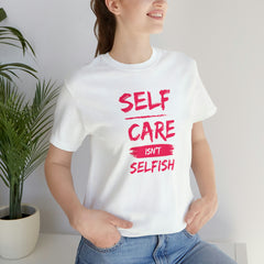 Unisex Self-Care Inspirational Jersey Short Sleeve Tee