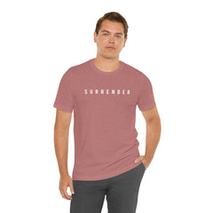 Surrender Faith Unisex Jersey Short Sleeve Tee