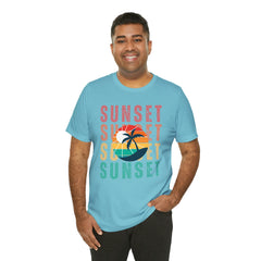 Springtime Vintage Sunset Unisex T Shirts