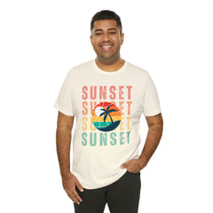 Springtime Vintage Sunset Unisex T Shirts