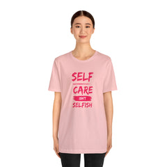 Unisex Self-Care Inspirational Jersey Short Sleeve Tee