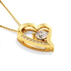 Forever Love Necklace + Clear CZ Earrings For Daughter