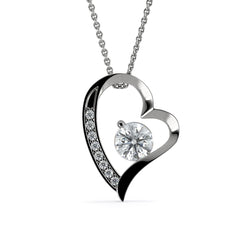 Forever Love Necklace + Clear CZ Earrings For Daughter