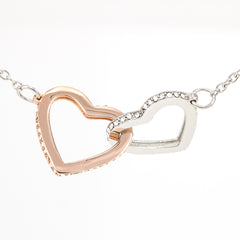 Interlocking Hearts Necklace For Mom