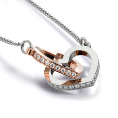 Interlocking Hearts Necklace For Mom