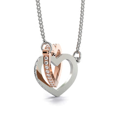 Interlocking Hearts Necklace For Mom