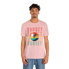 Springtime Vintage Sunset Unisex T Shirts