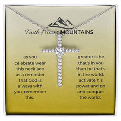 CZ Cross Necklace