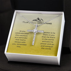 CZ Cross Necklace