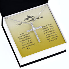 CZ Cross Necklace