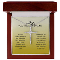 CZ Cross Necklace