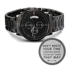 Seller Customized Black Chronograph Watch
