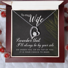 Forever Love Necklace with On Demand Message Card | It's Your Choice