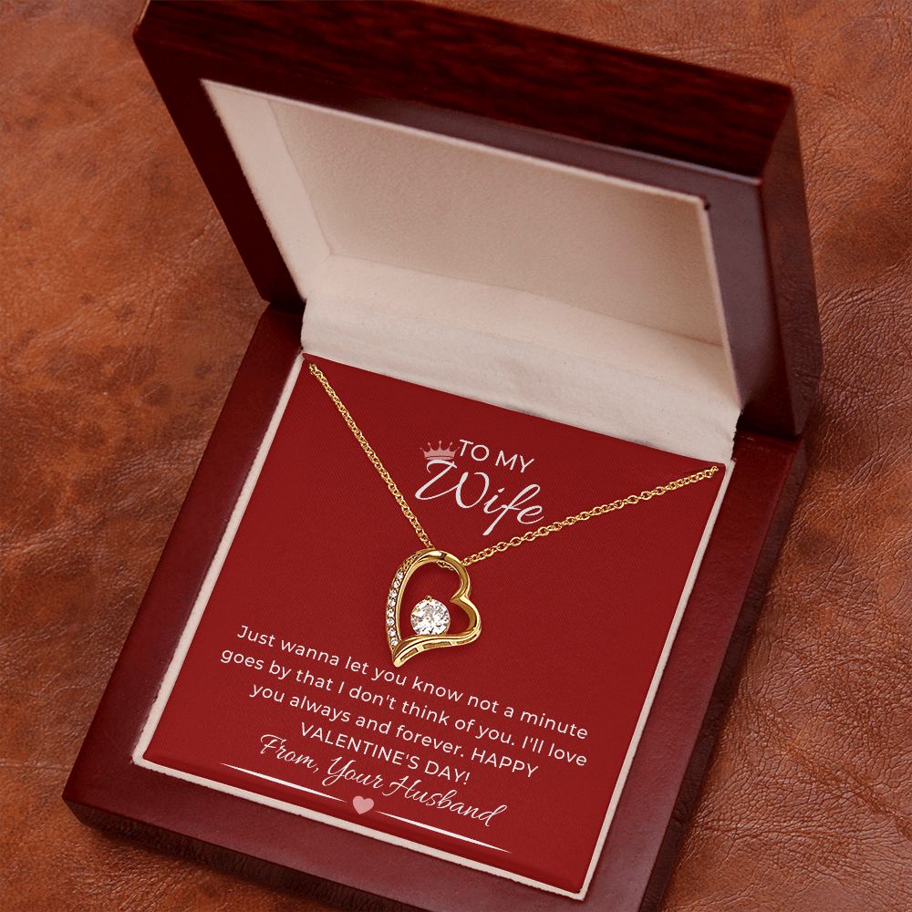 Forever Love Necklace For Her on Valentine's Day