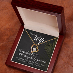 Forever Love Necklace with On Demand Message Card | It's Your Choice