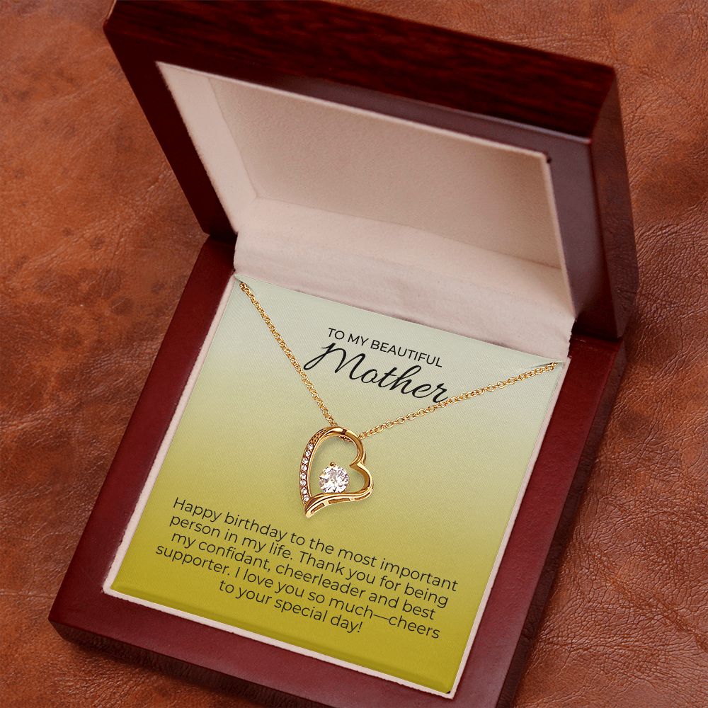 Forever Love Necklace with on Demand Message Card