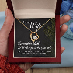 Forever Love Necklace with On Demand Message Card | It's Your Choice