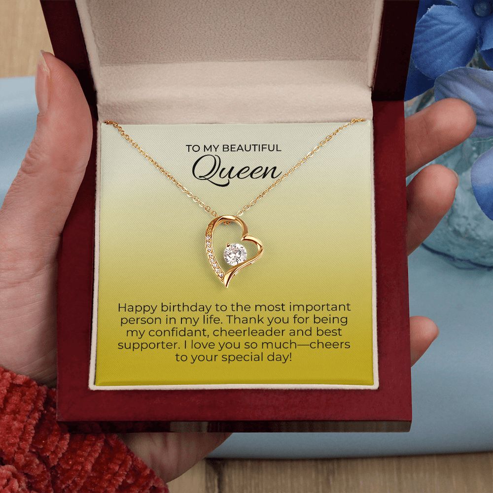 Forever Love Necklace with on Demand Message Card