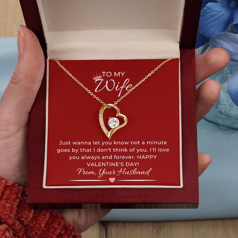 Forever Love Necklace For Her on Valentine's Day