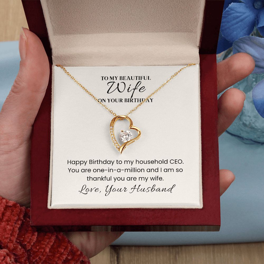 Forever Love Necklace for Her Birthday
