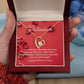 Forever Love Necklace with On Demand Message Card Valentine's Day Gift for her