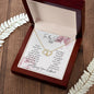 10k Solid Yellow Gold Everlasting Love Necklace For Wife