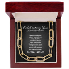 Forever Linked Necklace On Your Birthday